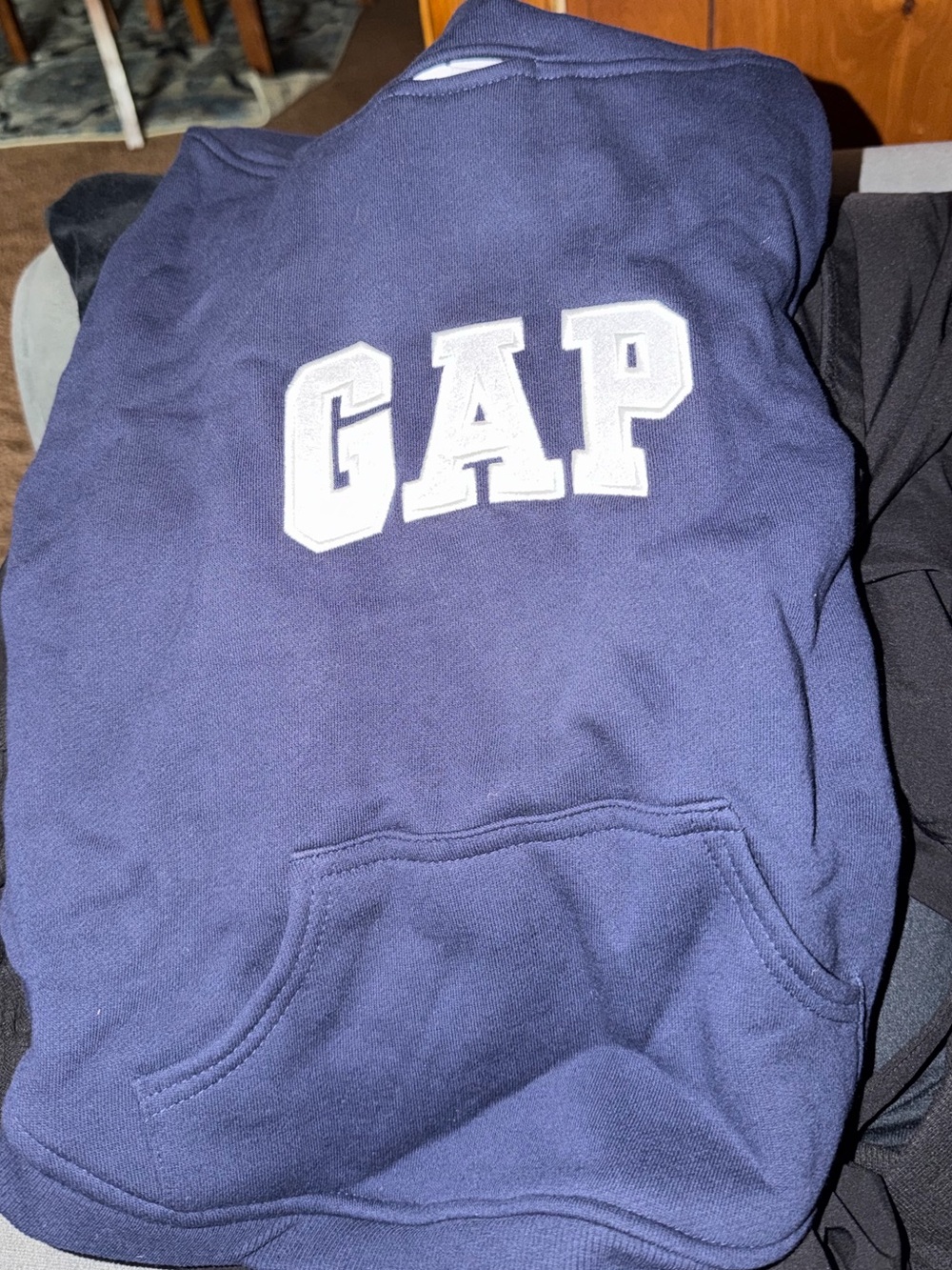GAP Dark Blue Pullover Hoodie For Dog